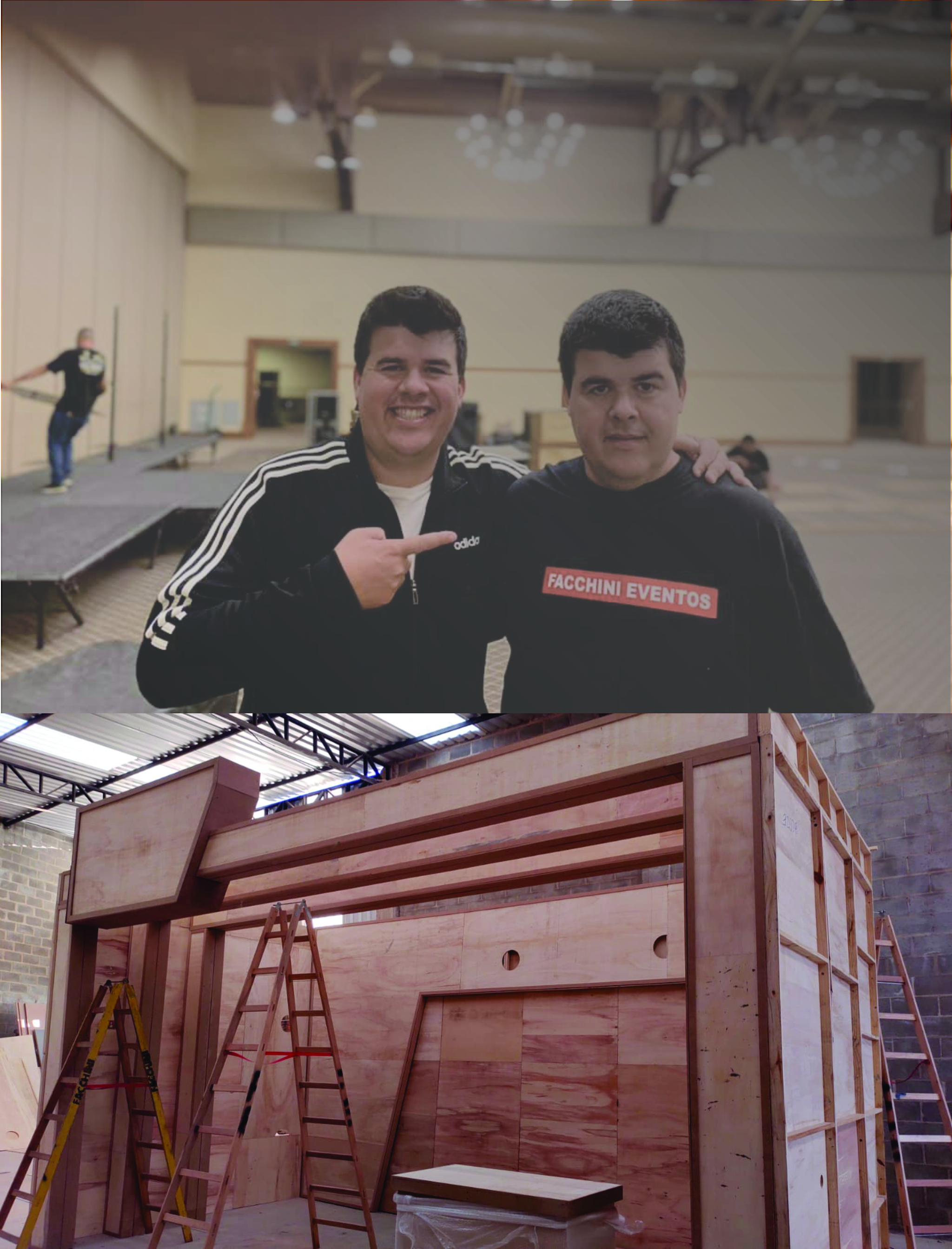 Equipe da Facchini Eventos em um evento